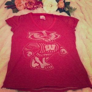Wisconsin Badgers v-neck